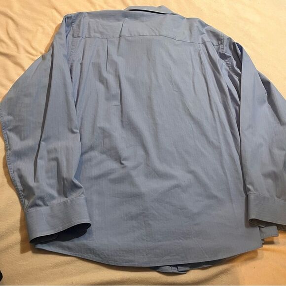 Men’s Calvin Klein Button Up Long Sleeve Shirt Slim Fit SZ 17 1/2 36/37 - Picture 5 of 5